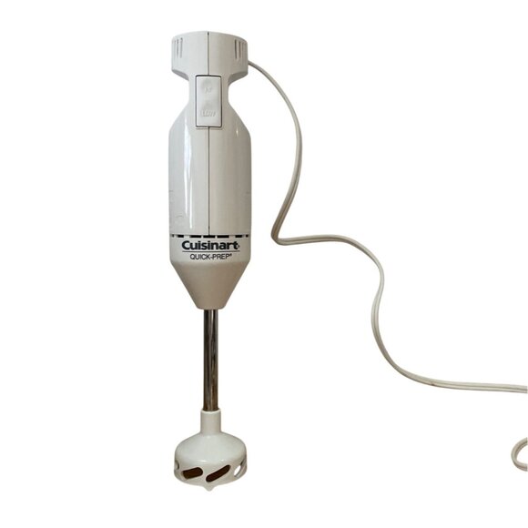 Cuisinart Quick-Prep Immersion Hand Blender Mixer 2 Speed White Corded Electric - Picture 1 of 6